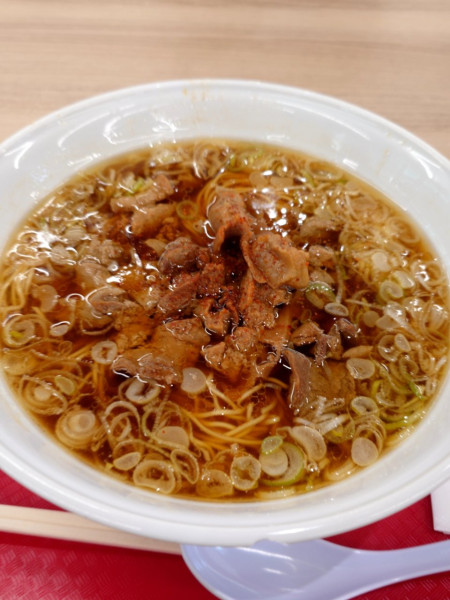 「ホルモンラーメン」@ラーメン大皇 双葉SA店の写真