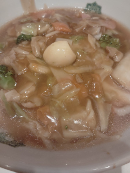 「五目あんかけラーメン」@日高屋 イーサイト高崎店の写真