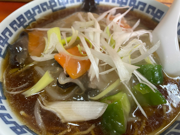 「モヤシメン：500円＋あんかけ仕様：100円=600円」@三楽の写真