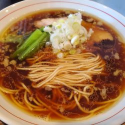 熟成正油ラーメン＋背脂