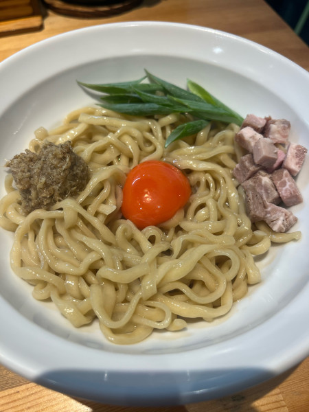 「ネギ玉しょうがの和え玉」@煮干らぁめん 樹鈴の写真