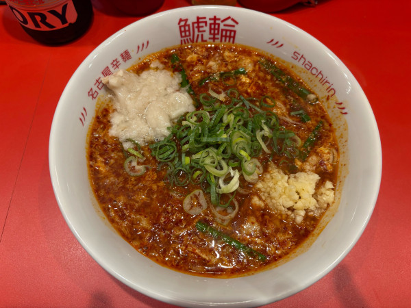 「旨辛にんにくラーメン２辛」@名古屋辛麺 鯱輪 今池店の写真