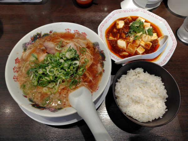 「麻婆豆腐定食1200円」@来来亭 鳥取店の写真