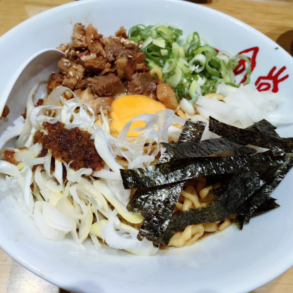 「油そば」@一風堂 浜松町スタンドの写真