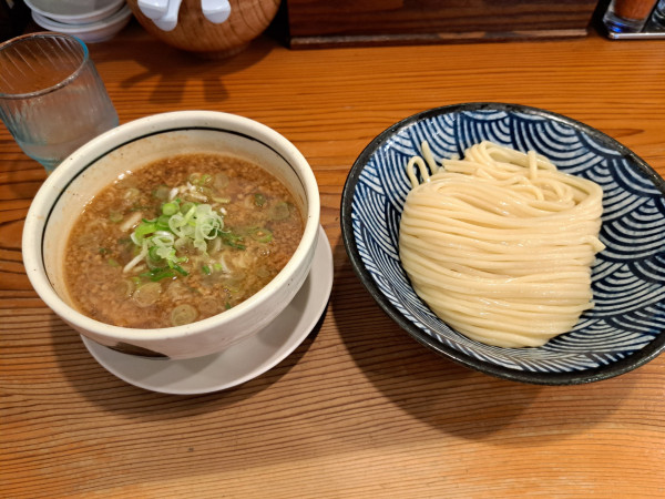 「つけそば　醤油」@麺 一直の写真
