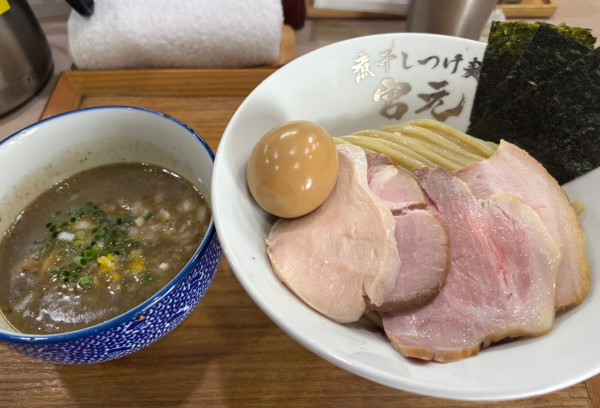 「特製極濃煮干しつけ麺中盛」@煮干しつけ麺 宮元の写真