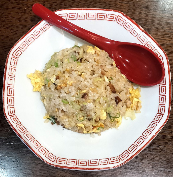 「半チャーハン 380円」@麺屋 極豚の写真
