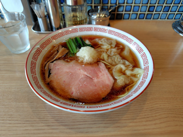 「ワンタン麺¥950」@中華そば えにしの写真
