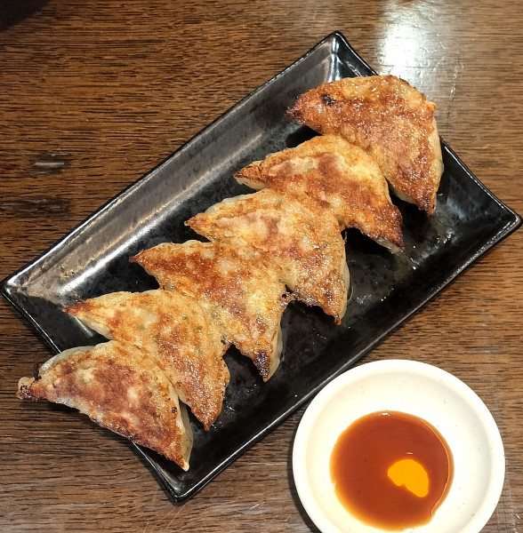 「餃子(並) 450円」@麺屋 極豚の写真