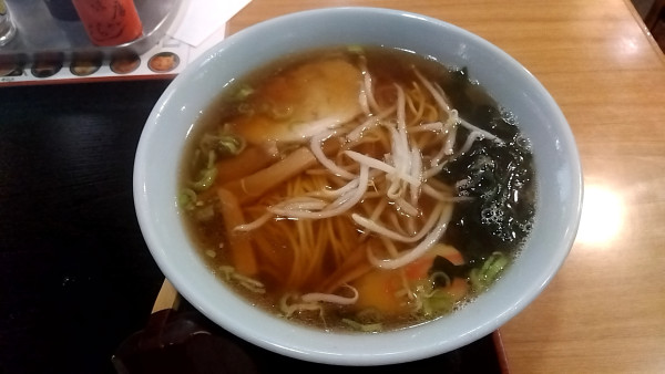 「ラーメン（カレーセット　１，０５０円）」@生そば 一力の写真