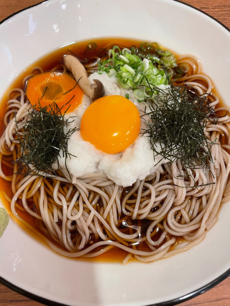 「冷やしとろろ蕎麦」@そば処 更科の写真