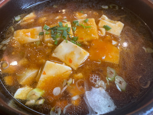 「麻婆らーめん：750円」@らーめん処 華酔の写真