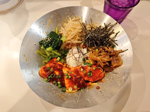 「【限定】コリアンチキンまぜそば」@濃菜麺 井の庄 荻窪店の写真