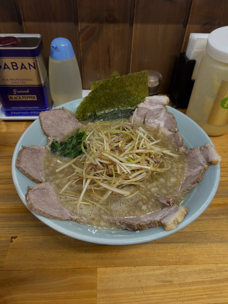 「ネギチャーシューメン麺中盛り」@ラーメンショップ 椿 松伏店の写真