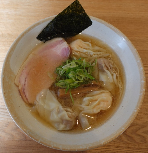 「肉・海老ワンタン麺（白）（1,300円）」@DURAMENTEIの写真