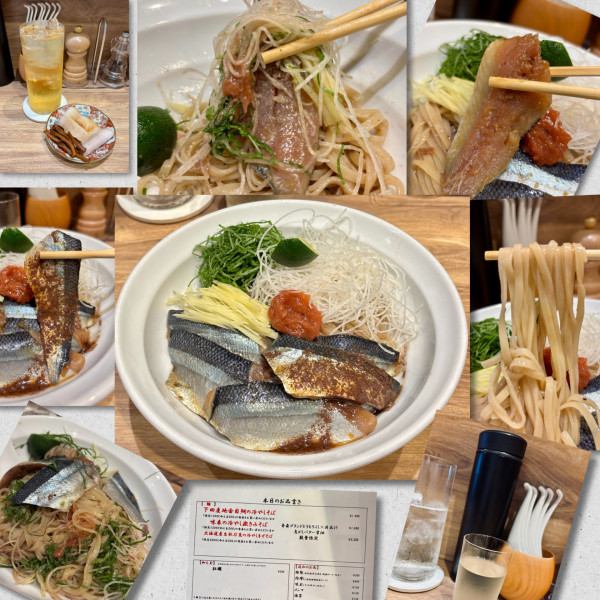 「【限定】北海道産生秋刀魚の冷しまぜそば2200円」@麺庵 利休の写真