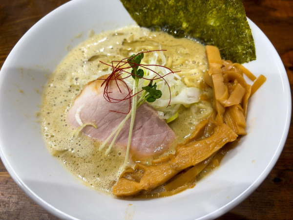 「超牡蠣味噌ラーメン」@貝だしラーメン 貝ガラ屋 町田の写真