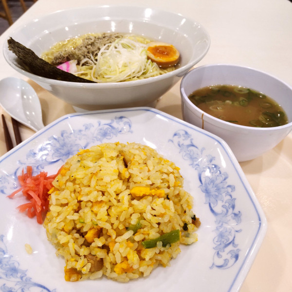 「【期間限定】昆布水つけ麺(¥690)+ミニ炒飯(¥260)」@ポッポ 大森店の写真
