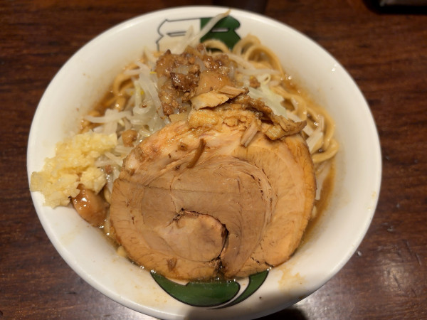 「雷そば並（250g）1100円」@ラーメン 雷 東京本丸店の写真