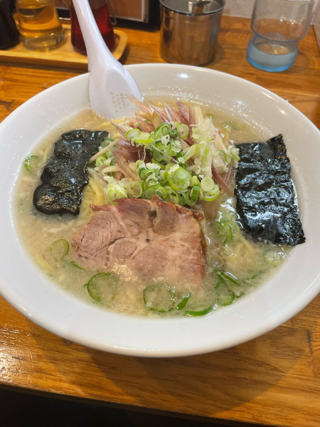 「青唐みょうがらーめん」@らーめん 頑固 一徹堂の写真