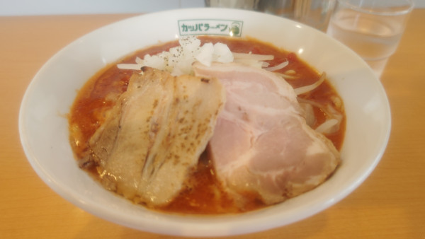 「とまとらーめん(太麺)」@カッパラーメンの写真