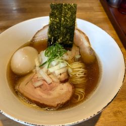 味玉煮干しそば（醤油）1220円