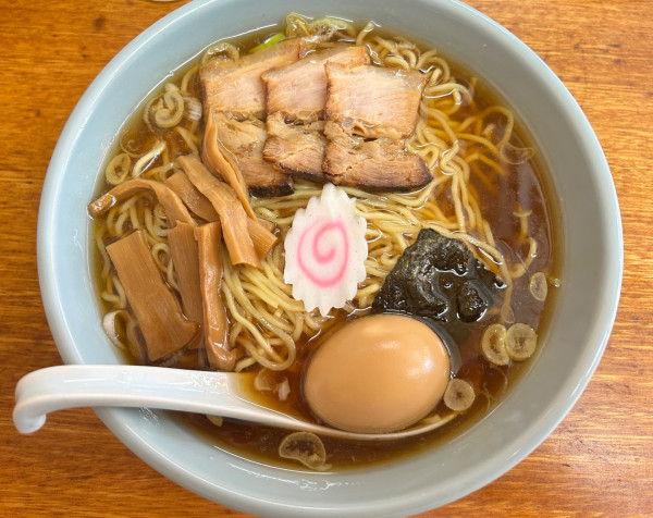 「中華そば(並)850円+煮玉子100円」@中華そば 温故知新の写真