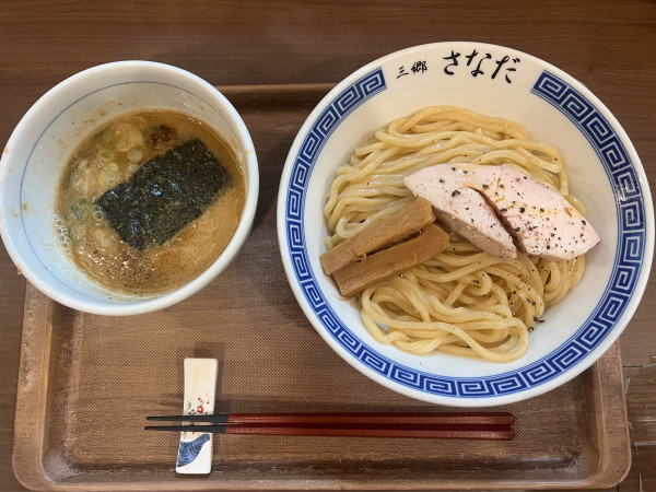 「大山鶏のつけめん」@つけめん さなだの写真