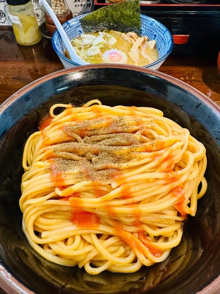 「極上メンマつけ麺(中)【1070円】」@つけ麺 紅葉の写真