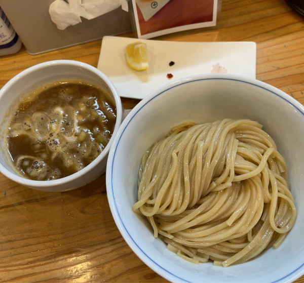 「鶏白湯つけSOBA（1350円）」@麺屋 Smileの写真