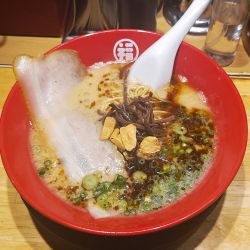 黒マー油ラーメン+替え玉