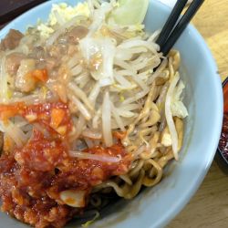 トマト汁なし（辛い脂・にんにく）