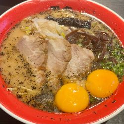 玉子入ラーメン 麺カタメ