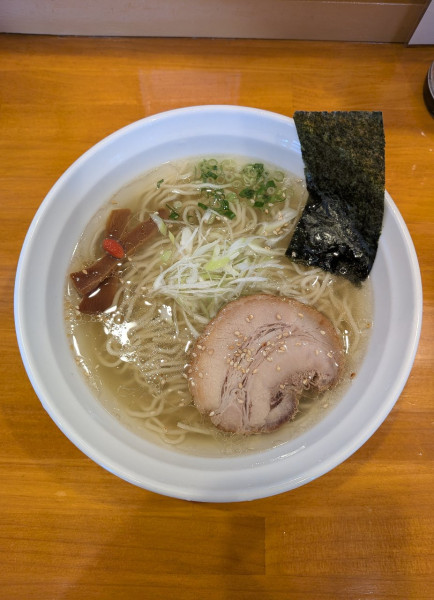 「鶏油 塩らーめん」@らーめん元気の写真