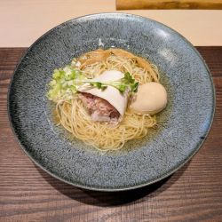 香味鶏塩蕎麦