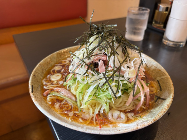 「冷し中華そば」@味の中華 綿徳の写真