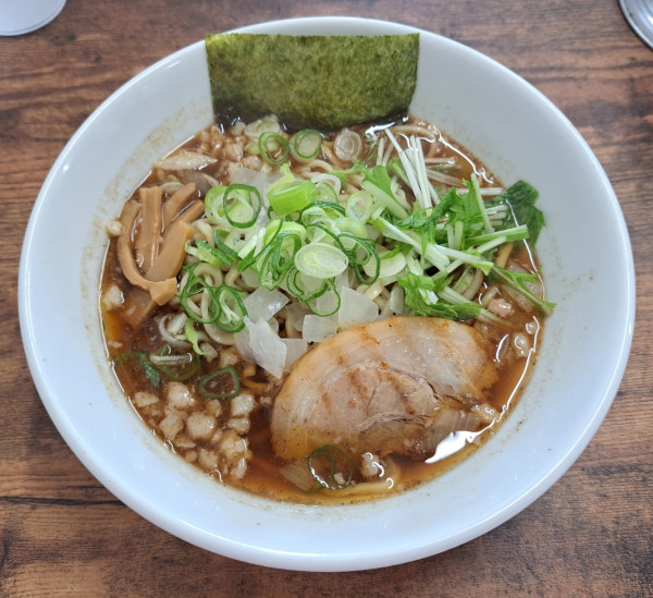 「煮干しラーメン900円」@自家製麺 江刺家五大 奥州市高屋敷店の写真