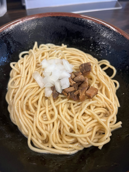 「そのまま食べられる替玉」@錦糸町中華そば さん式の写真