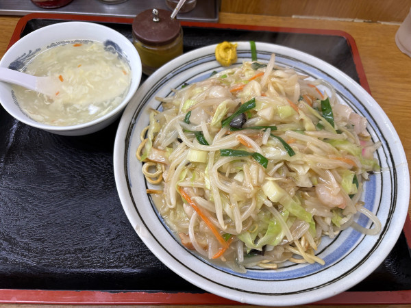 「長崎皿うどん（太麺）」@中華料理 香源の写真