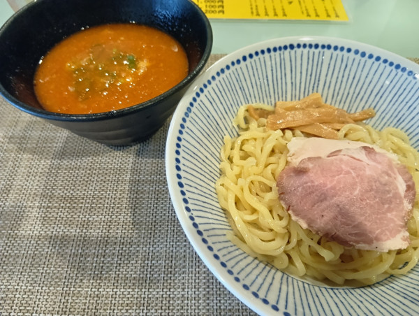 「辛味噌つけ麺」@3の写真