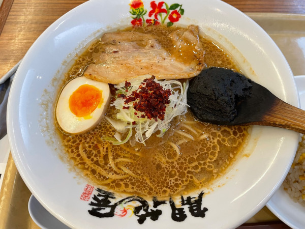 「焼き味噌らぁめん」@開花屋 楽麺荘 御在所SA店の写真