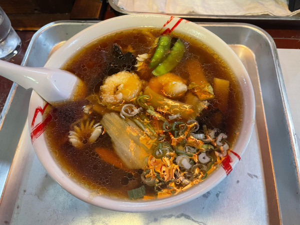「餡掛けラーメン￥1,100」@おとん食堂 栗沢本店の写真