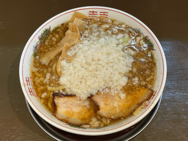「俺流燕参上ラーメン￥1,100 鬼油￥100」@麺 燕参上 札幌ススキノ店の写真