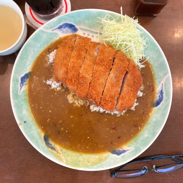 「ロースカツカレー（辛口）」@CAFE＆RESTAURANT BONTEの写真