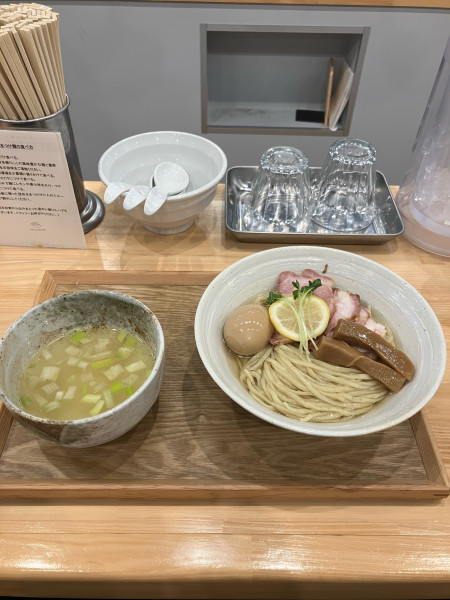 「特製昆布水つけ麺塩」@HONJO NOODLE HOUSEの写真