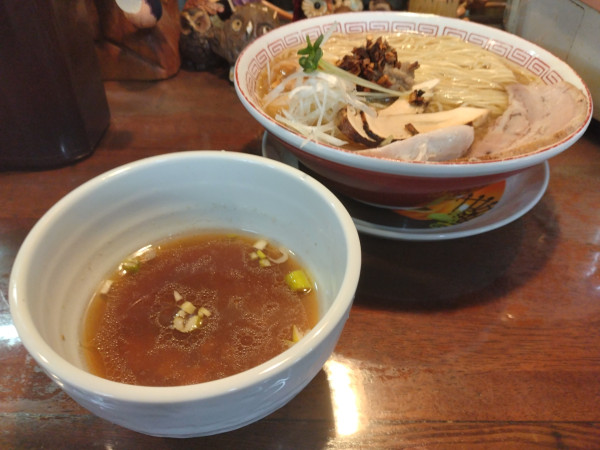 「はまぐり×まつたけ つけ麺」@麺酒処 ふくろうの写真