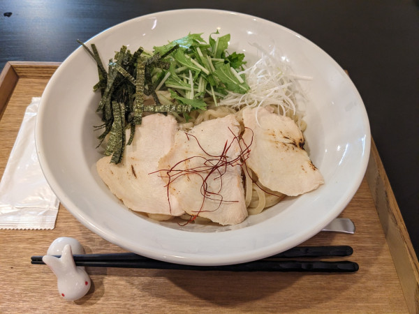 「トマトとり油そば」@Atari gallery&cafeの写真