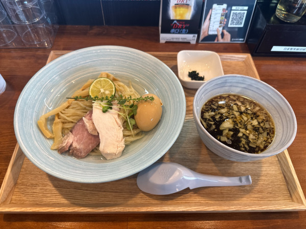 「味玉昆布水つけ麺（醤油）」@麺屋 豊道の写真