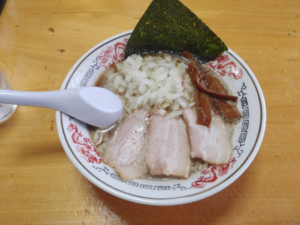 「背脂煮干中華 和え玉 900+300円」@福島屋の写真