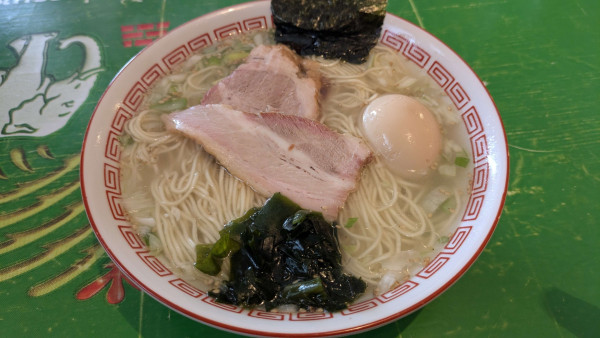 「中華そば 塩＋味玉」@レニー食堂の写真